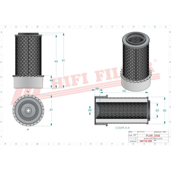 Filtr powietrza MENZI-MUCK 660258