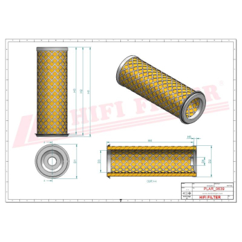 Filtr powietrza MASSEY FERGUSON AUDUREAU FORD 1897152M1 1094269M91 E6NN9R500DA