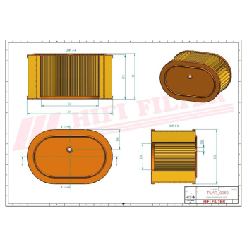 Filtr powietrza PARTNER HUSQVARNA 578120701 506231803 5062318H 5062318F 506231801 506231802