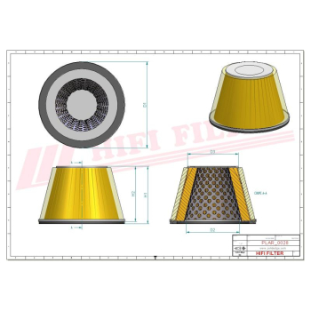 Filtr powietrza RAPID 207-32606-08 207-32601-08 207-32601-07