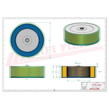 Filtr powietrza CANYCOM MILLER LINCOLN 500411