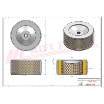 Filtr powietrza COMPAIR-HOLMAN TIMBERWOLF WACKER SL 1699 SL1699 19-13640