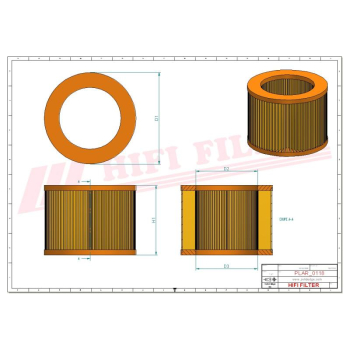 Filtr powietrza LIEBHERR GROVE BAUMANN 3142360 00303324588 03324588 3324588 03142355 510665108 510643714 510713814