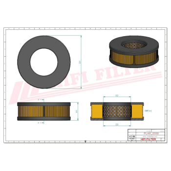 Filtr powietrza KLEEMANN SH 67386 SH67386 7.004P25S0000