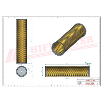 Filtr powietrza MASSEY FERGUSON 26510237 1887575M91