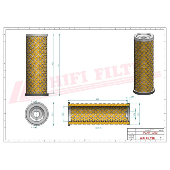 Filtr powietrza JCB NEUSON 810138 32/206003