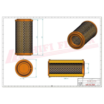 Filtr powietrza JOHN DEERE CASE 2005895C1 319468A1 AH148880 RE63931