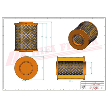 Filtr powietrza THALER SHIBAURA HOLLAND SUNWARD 314531176