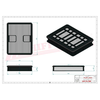 Filtr powietrza HYSTER GROVE HYUNDAI LIUGONG 4033597 90019454 11Q9-10190