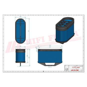 Filtr powietrza JOHN DEERE RE564863 RE288552