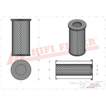 Filtr powietrza EPIROC YANMAR JENZ SOPAXINOR P 78-6198 P78-6198 P786198