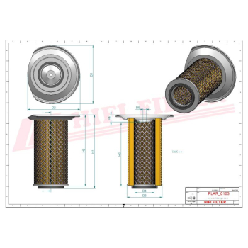 Filtr powietrza RENAULT SL 5966 SL5966 S 7448 A