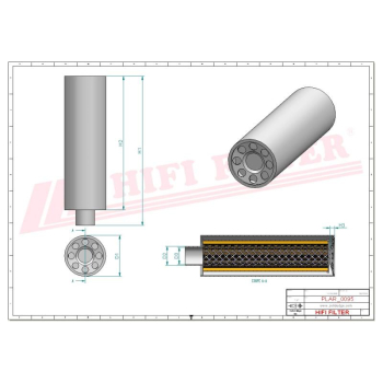 Filtr powietrza VOLVO VOLVO-PENTA SIMED LANMAR 3826215 VOE38262150 865152