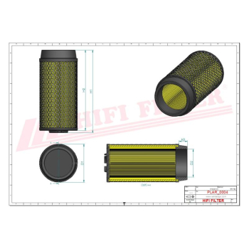 Filtr powietrza ATLAS COPCO WIRTGEN LIEBHERR 1028.7663.05 6211.4754.00 2914.5077.00 2914.5017.00