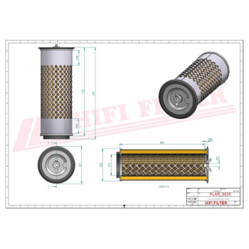 Filtr powietrza INGERSOLL S 1446 T S1446T 88111901