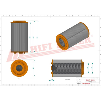 Filtr powietrza ATLAS COPCO 43118