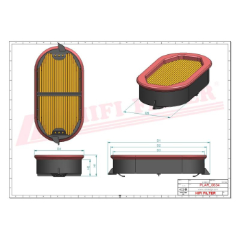 Filtr powietrza BOMAG LS ATLAS COPCO WEYCOR 274381