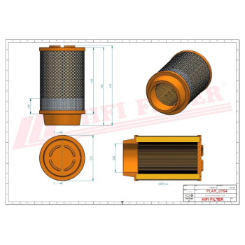 Filtr powietrza HOLLAND MASSEY FERGUSON DQ59138