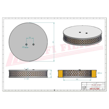 Filtr powietrza TOYOTA 17801-10480-71 17801-20540-71