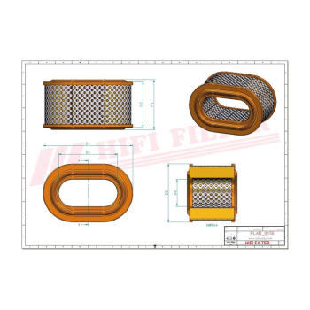 Filtr powietrza WACKER 0114792-160 95254 0114792 114792 0114792-219