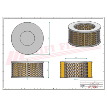 Filtr powietrza BAUMANN KOOI ACODIM C75/1 450953105 4011558101008 4500953105