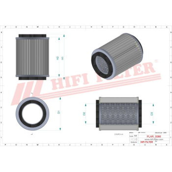 Filtr powietrza MITSUBISHI KOMATSU 37Z-02-AF431 31330-15100 MT365702 31130-15106 MT323213 30630-05300