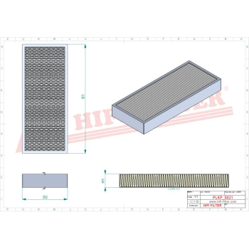 Filtr kabinowy CASE EP 5107 EP5107 SA 17064