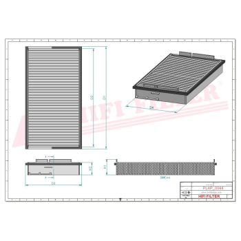 Filtr CUK 2534 CUK2534 K 1185 A