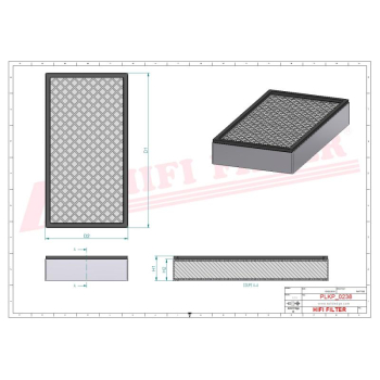 Filtr kabinowy FERRARI EPCA 5721 EPCA5721 AX 6156