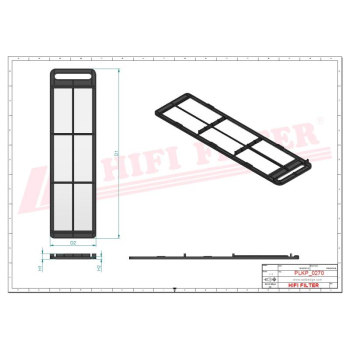 Filtr kabinowy KOMATSU TAKEUCHI MAEDA 19115-13660 19115-13811 ND145530-1210 22B-979-2860 145530-1210