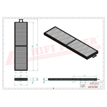 Filtr kabinowy VOLVO VOE14614296 14614296