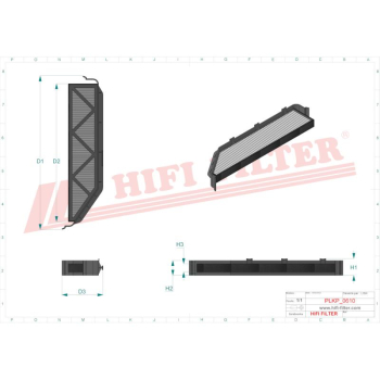 Filtr kabinowy SDLG LIUGONG 29350010501 2935001050