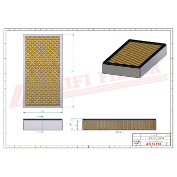 Filtr kabinowy CASE CATERPILLAR R53519