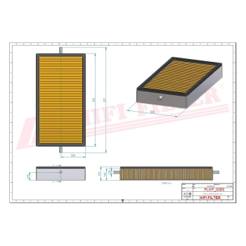 Filtr kabinowy CASE 3233584R1 3233584R2