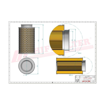 Filtr gazu NISSAN 16919-W1602