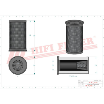 Filtr hydrauliczny VOLVO VOE12743408 12743408