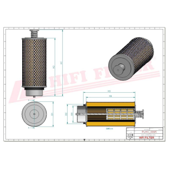 Filtr hydrauliczny SAMSUNG CASE HYUNDAI PPM S302041 1050220844