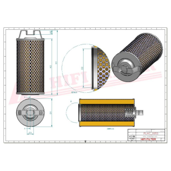 Filtr hydrauliczny KOMATSU 42Y-60-H5080 4927994C1