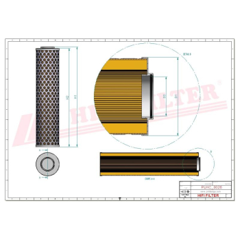 Filtr hydrauliczny MATHIEU HOLLAND WEBER LADOG 1006088