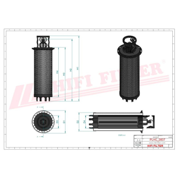 Filtr hydrauliczny KIEFER REFORM 1501226300 HY 10033 HY10033