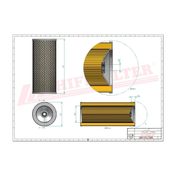 Filtr hydrauliczny NORDBERG WHY 315556 WHY315556 HY 90548