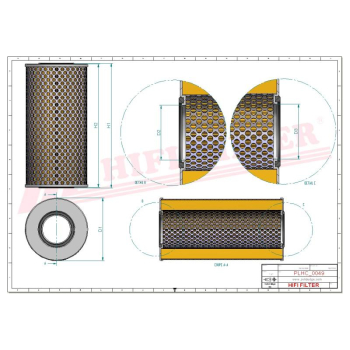 Filtr hydrauliczny HOLLAND MASSEY FERGUSON INGERSOLL 3144 181212 1636924M4 1636924M3 1039161M91