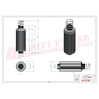 Filtr hydrauliczny JCB 332/D5584A