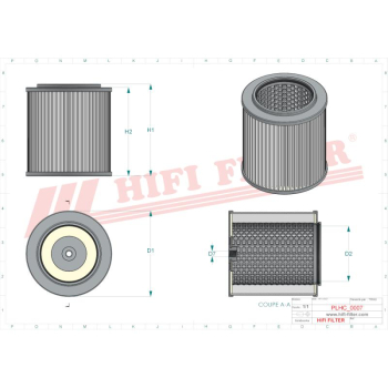 Filtr hydrauliczny HITACHI FIAT 4343427 4317008