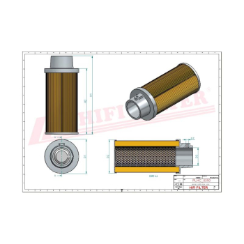 Filtr hydrauliczny KOMATSU SALEV 3EB-66-15180 34B-66-15180 3EB-K6-01010 34EB-66-15180 34EB-66-15810