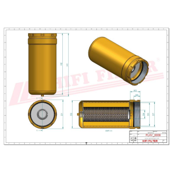 Filtr hydrauliczny HITACHI MASSEY FERGUSON ISEKI KATO 4630525 3874-354-211-0