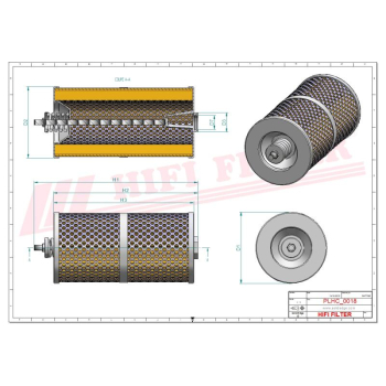 Filtr hydrauliczny TAKEUCHI 15511-03700T