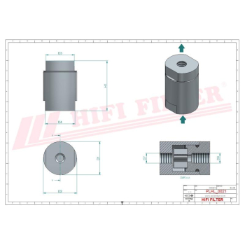 Filtr hydrauliczny JCB 335/G0556