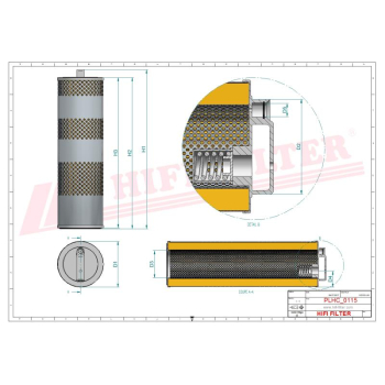 Filtr hydrauliczny HITACHI YA00033064