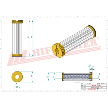 Filtr hydrauliczny KOMATSU 704-28-02751